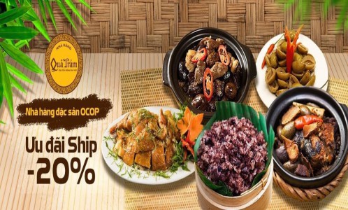 Nhà hàng Quả Trám ưu đãi ship -20%